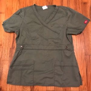 Dickies Scrub Set, Women’s, Medium, Olive/Sage